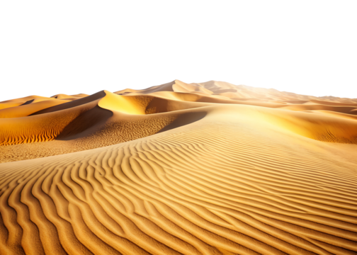 desert landscape with sand clipart image on transparent background
