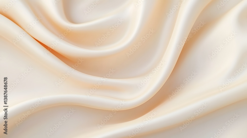Poster creamy milk texture with soft and smooth visual representation