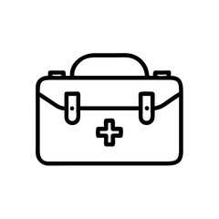 Icon of a doctorchest / first aid kit