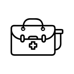 Icon of a doctorchest / first aid kit