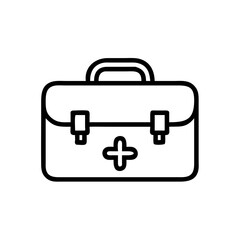 Icon of a doctorchest / first aid kit