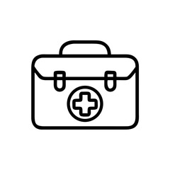 Icon of a doctorchest / first aid kit