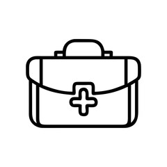 Icon of a doctorchest / first aid kit