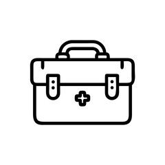 Icon of a doctorchest / first aid kit