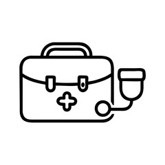 Icon of a doctorchest / first aid kit