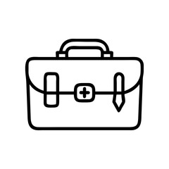 Icon of a doctorchest / first aid kit