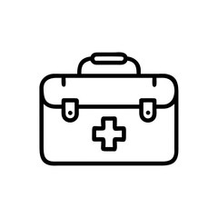 Icon of a doctorchest / first aid kit