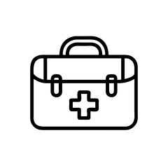 Icon of a doctorchest / first aid kit