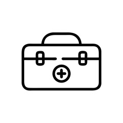 Icon of a doctorchest / first aid kit