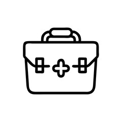 Icon of a doctorchest / first aid kit