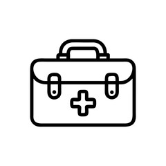 Icon of a doctorchest / first aid kit
