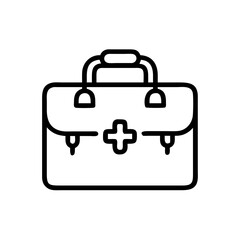 Icon of a doctorchest / first aid kit