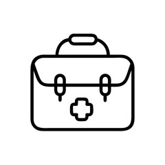Icon of a doctorchest / first aid kit