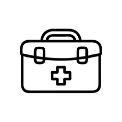 Icon of a doctorchest / first aid kit