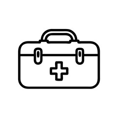 Icon of a doctorchest / first aid kit
