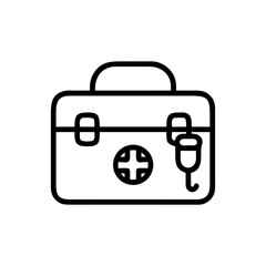 Icon of a doctorchest / first aid kit