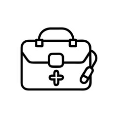 Icon of a doctorchest / first aid kit
