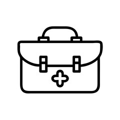 Icon of a doctorchest / first aid kit