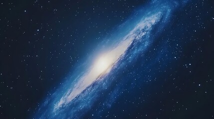 Obraz premium Spiral Galaxy with Cosmic Space.