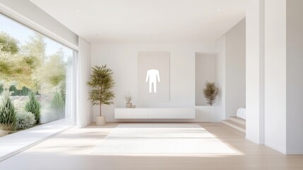 Modern minimalist living room