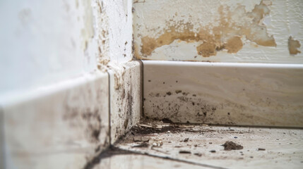 Obraz premium mold on a wall