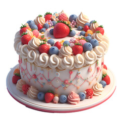 Strawberry cake