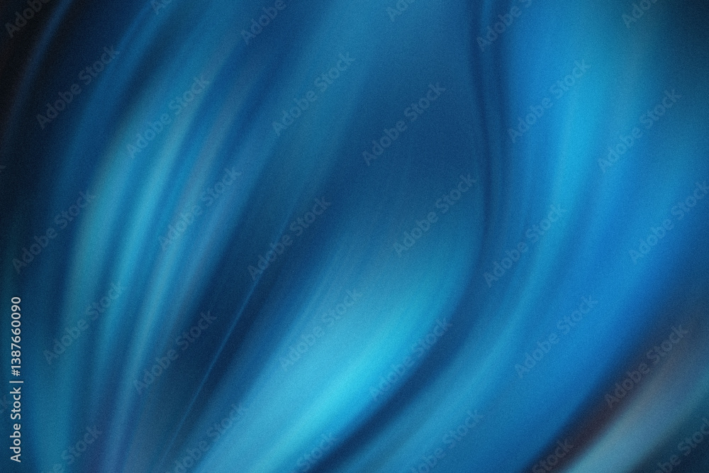 Poster abstract blue background with flowing lines and light highlights creating a dynamic and ethereal fee