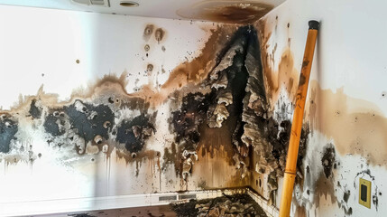 mold on a wall