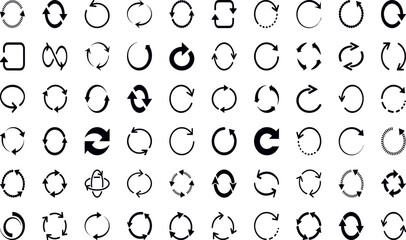 Circle arrows. Circular process, rotate infographic element. Round step loop, sync loading arrow symbol. Rotation option editable stroke vector recycle refresh signs