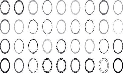 Celtic circle frames. Vintage round border frames with celtic knots, knotted braid ornaments northern Irish motifs. Circular magical patterns vector