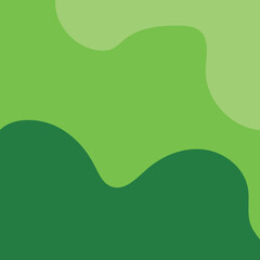 green dynamic liquid fluid flat background design