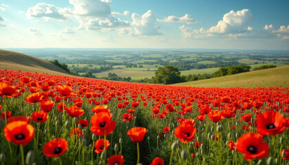 Vibrant Spring Meadow