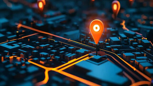 A delivery app&rsquo;s dispatch interface, with rider GPS dots on a minimalist city grid. v2