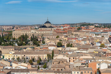 Panoramic View of Toledo, Spain on a Clear Day