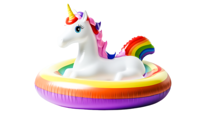 Magical Unicorn Rainbow Float Fun Summer Joy