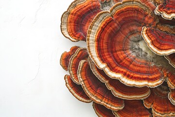 Colorful Bracket Fungus Shelf Fungus Tree Fungi Closeup Polypores Texture, Pattern