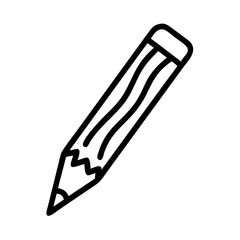 Pencil icons symbolize creativity and artistic expression. Essential for drawing, writing, and educational themes, these designs reflect the art of communication through simple tools.