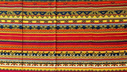 close up of a multi colored cloth