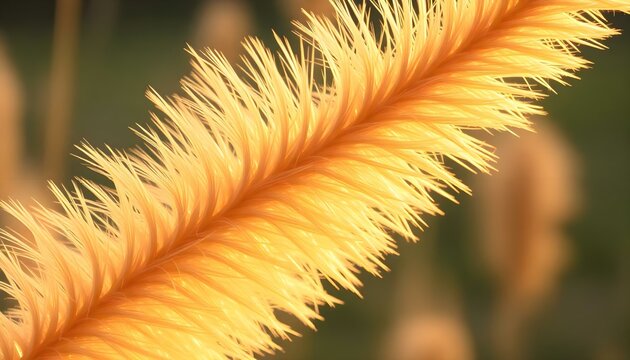close up view of a yellow plant