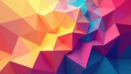 Geometric abstract shapes, vibrant color palette, infinitely repeating , seamless, angles