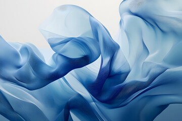 Abstract Leaves Dancing in the Wind