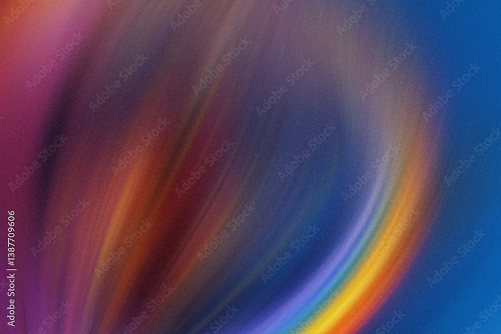 Poster abstract blurred background with vibrant colors creating a dreamy and ethereal visual experience ove