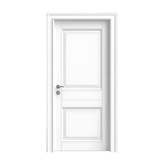 Naklejka premium white door transparent background