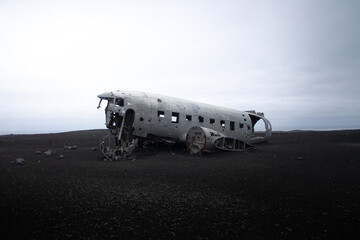 old abandoned plane