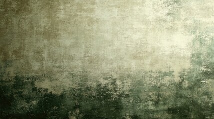 Obraz premium Grunge wall weathered green paint peeling in an old, distressed concrete room