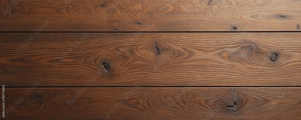 Poster walnut wood texture background. brown wooden planks with natural grain patterns. rustic surface for 