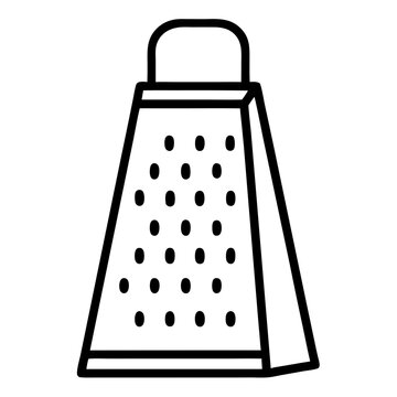 recommend clip art: Grater Coloring Book Page Line Art Drawing Outline