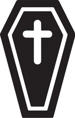 Obraz premium Coffin Vector Icon