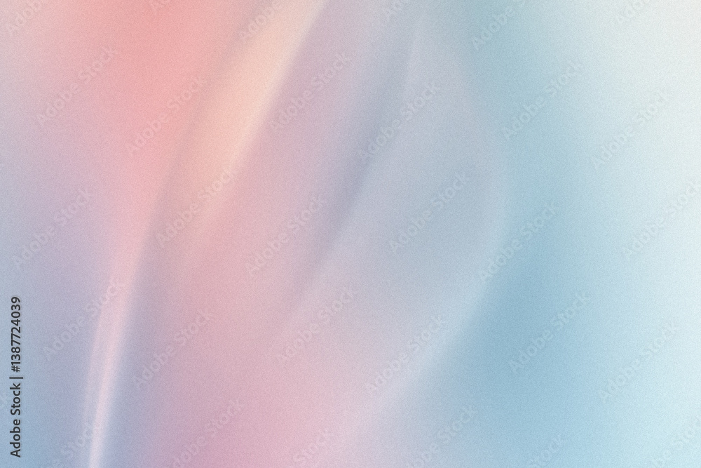Aufkleber a soft blend of pastel colors creating a gentle gradient from light pink to light blue abstract back