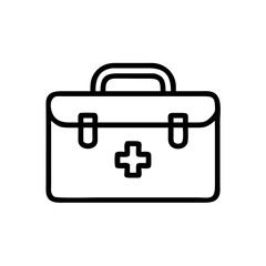 Icon of a doctorchest / first aid kit